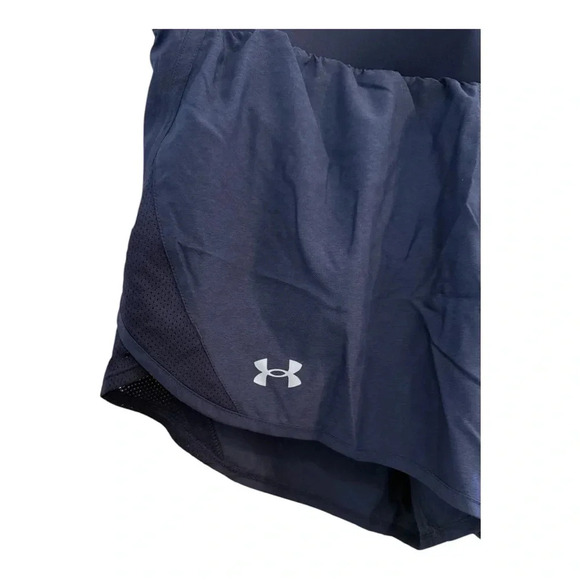NWT Under Armour Navy Blue Athletic Running Short Size Large - Picture 2 of 6